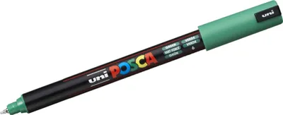 Zdjęcie produktu dla POSCA - POSCA PC1MR EF DONKERGROEN | 1 sztuka | 6 sztuk