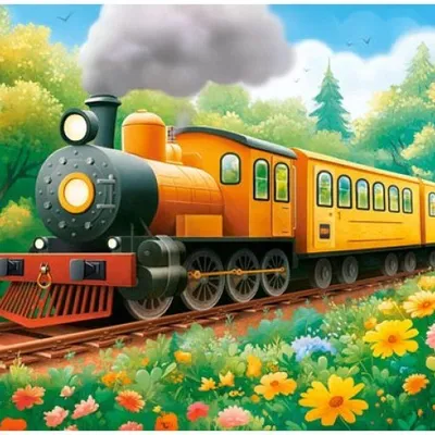 Productafbeelding van Puzzel 40: Zomerlocomotief - Castorland