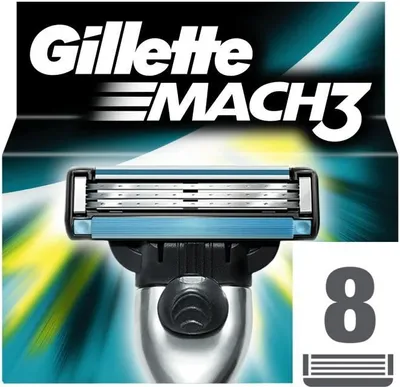 Zdjęcie produktu dla Wkłady wymienne Gillette Mach3 Start 8 szt