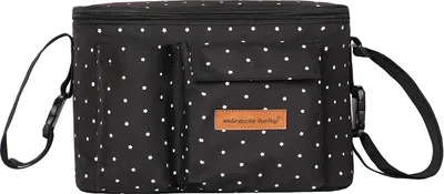 Produktbild von Kinderwagentasche - Schwarz, Sterne