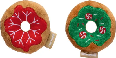 Produktbild von Beeztees Hundespielzeug Xmas Donuts Plüsch