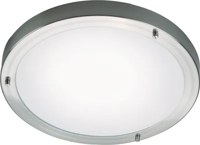 Produktbild von Nordlux 25316132 Ancona Maxi Deckenleuchte 2xE27 Metall Glas Gebürstet Stahl IP44