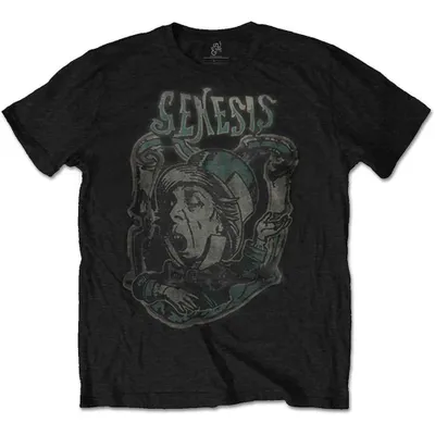 Immagine prodotto di Genesis | Maglietta ufficiale della band | Mad Hatter 2, taglia S, nero