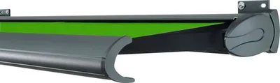 Produktbild von SOLUNA Kassettenmarkise Exclusiv 3x1,5 Stoff Dessin S2246 Gestell RAL 7016 anthrazitgrau Antrieb rechts inkl. Motor und