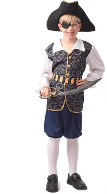 Produktbild von Todschickes Piraten-Kostüm für Jungen bunt - 122/134 (7-9 Jahre)