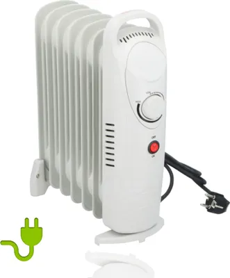 Obrázok produktu pre Olejový ohrievač 850 W ohrievač Konvektor - Mobilný ohrievač Elektrický ohrievač - Úspora energie - Ohrievač miestnosti - Ohrievač s ventilátorom
