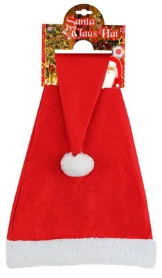 Imagen del producto de Gorro de Papá Noel, extra largo, 65 cm