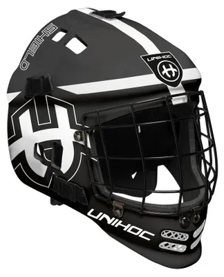 Produktbild von Floorball-Torwartmaske Unihoc Shield Schwarz