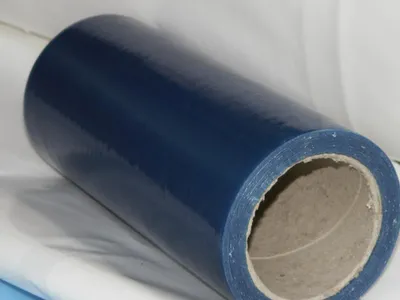 Produktbild von Selbstklebende Schutzfolie (blau) 500 mm x 100 m