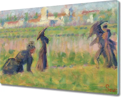 Produktbild von Coloray Küchenbrett Kochplattenabdeckung Hackbrett Schneidebrett Herdabdeckplatte 80x52 cm - Fluss-Stadt