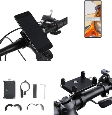 Produktbild von K-S-Trade Handyhalterung für das Fahrrad kompatibel mit Xiaomi 11T Halter Lenkstange Fahrradhalterung Motorrad Bike Mount Befestigung Smartphone
