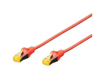 Produktbild von DIGITUS Patchkabel Kat. 6A S/FTP 2,0 m rot