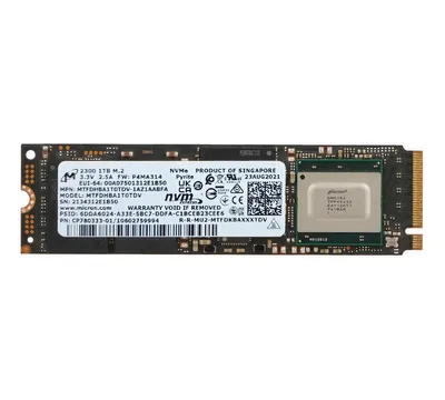 Produktbild von Micron 2300 M.2 NVMe 1000GB SSD - MTFDHBA1T0TDV-1AZ1AABFA - - schnelle SSD Festplatte für Computer oder Laptop