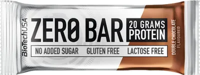 Immagine prodotto di BioTech Zero Bar 50 g double chocolate