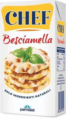 Produktbild von Parmalat Chef Besciamella Klassisches Bechamel Sauce zum Kochen 500ml natürliche Zutaten bereit zum Kochen
