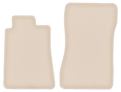 Image de Tapis de sol avant velours PREMIUM beige compatibles avec Mercedes C W202 (1993-2000, break, berline) – avec fixations – sur‑mesure