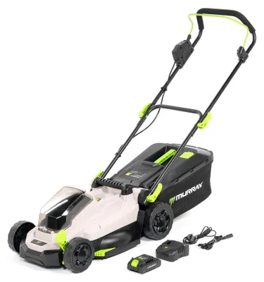 Akku-Rasenmäher 20 V, 33 cm, 5-stufige Höhenverstellung, 32 l Fangkorb