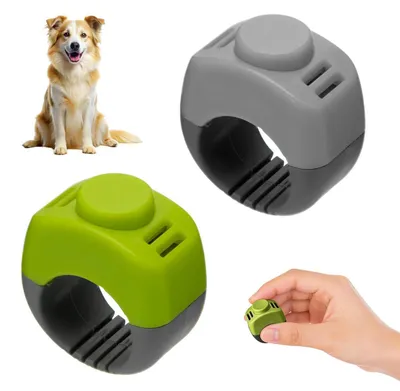 Image de Clicker pour chien, 2 pièces. Entraîneur pour chien, ergonomique et robuste, adapté aux chiots et aux chiens âgés