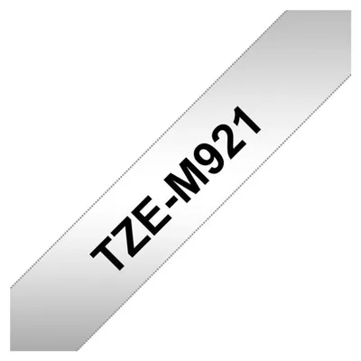 Zdjęcie produktu dla Brother TZE-M921, Czarny na metalicznym, TZe, Chiny, 5 lat(a), Brother, P-touch