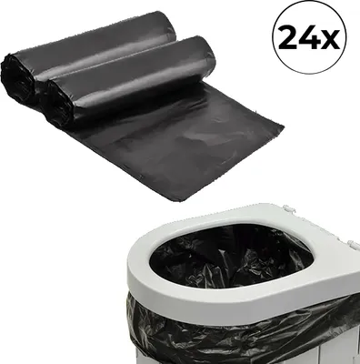 Obrázok produktu pre Prídavné vrecko pre POTTYMATE - hygienické, šetrné k životnému prostrediu, nepriepustné - 2 rolky (24 kusov) - WCBAGS