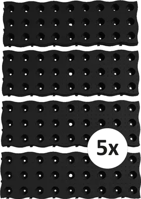 Produktbild von Gehwegplatte Nessa aus Kunststoff, witterungsbeständig, trittsicher, längs/quer montierbar