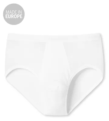 Immagine prodotto di Slip sportivo Schiesser Original Classics a costine sottili tinta unita bianco 005128/100, taglia: L