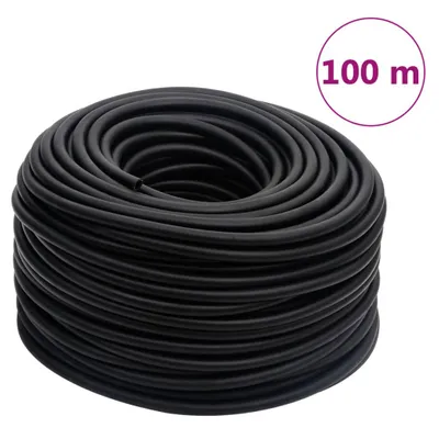 Image de Tuyau d'air hybride noir 0,6" 100 m caoutchouc et PVC