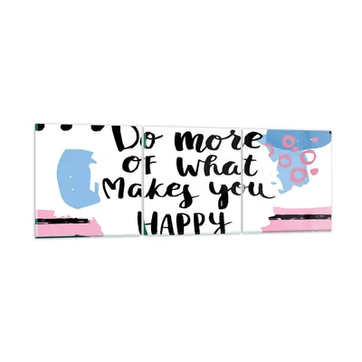 Produktbild von Bilder auf glas - Worte Motivation glücklich Nachricht - 150x50cm - Glasbilder - Wandbilder - Kunstdruck - Wanddekoration aus Glas - Glas Bilder - Wandbild auf Glas - GCA150x50-2878