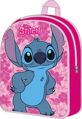 Produktbild von Lilo & Stitch Rucksack 30cm – Pink Leaf Disney Kindertasche