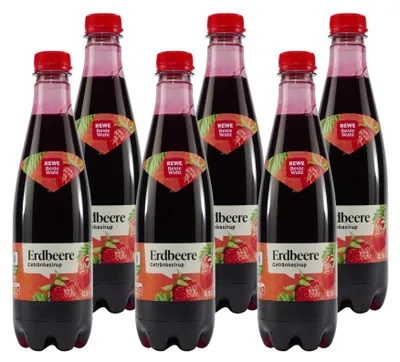 Produktbild von Beste Wahl Erdbeere Getränkesirup (18 x 0,5L)