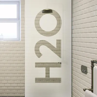Immagine prodotto di Pellicola oscurante per finestre – H2O – Pellicola autoadesiva per finestre e porte della doccia – 175 x 75 cm