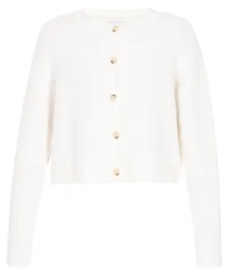Produktbild von AODA damen strickjacke - wollweiss, M/L