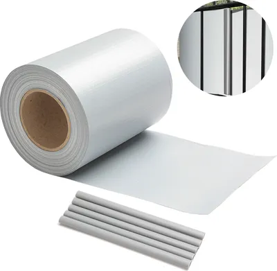 Produktbild von SWANEW 2x 70m Sichtschutzfolie Gartenfreude Folie PVC Zaun Folie SichtschutzStreifen，Grau