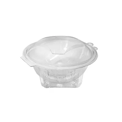 Immagine prodotto di Bicchieri rotondi trasparenti con coperchio da 250 ml (PET) [50 pezzi]