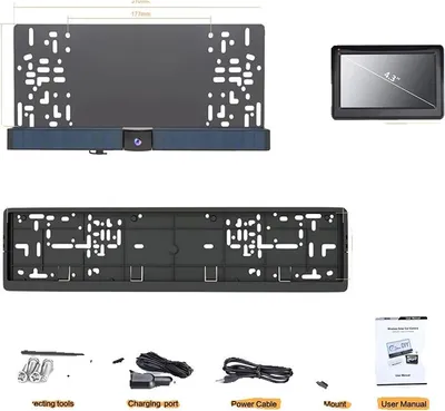Produktbild von Drahtlose Rückfahrkamera, solarbetrieben, 1080P HD, 1 Set
