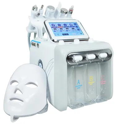 Image de Appareil de microdermabrasion pour le visage - Machine de spa 7 en 1 - Nettoyage en profondeur - Exfoliation aquatique - Rejuvenation de la peau - Soin de la peau professionnel
