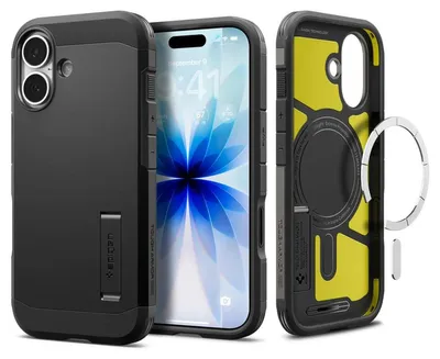 Obrázok produktu pre Spigen Tough Armor T (MagFit), Ochranný obal, Apple, iPhone 17, 16 cm (6.3"), Čierna