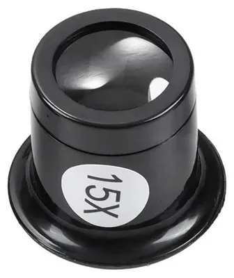 Image de Loupe, grossissement 15x, conception légère, lot de 1 loupe 15x
