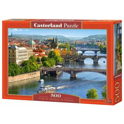 Zdjęcie produktu dla Puzzle 500 elementów Mosty w Pradze 53087