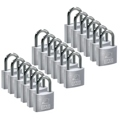 Produktbild von BASI - Vorhangschloss - SET - 18x VHS 630 - 20 mm - Gleichschließend Nr. 2003 - 18x6300-2001-2003