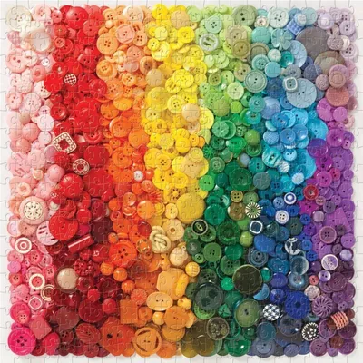 Produktbild von Rainbow Buttons 500 Piece Puzzle