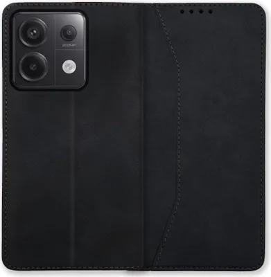 Produktbild von Bookstyle 'Premium' Schutzhülle Klapphülle Schutztasche Etui Cover für Xiaomi Redmi Note 13 Pro 5G - Schwarz