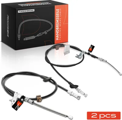 Produktbild von Frankberg 2x Seilzug Feststellbremse Hinterachse beidseitig für Honda Jazz II GD GE2 GE3 2002-2008