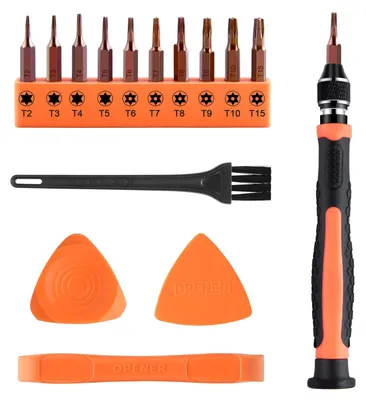 Produktbild von 10-in-1 Torx Bit Set mit Magnetischem Schraubendreher und Öffnungswerkzeug