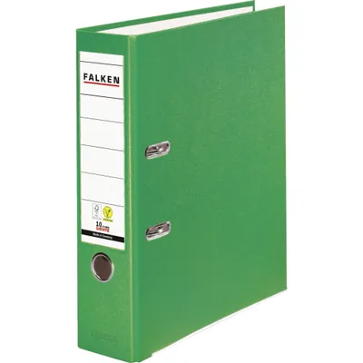 Image de Falken 20x Classeur à levier PP A4 80mm VEGAN noir Vert clair 11286739007F