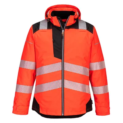 Image de Parka Hv Pw3 - Xl - Rouge/noir - Portwest