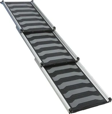 Produktbild von Famanu Tierrampe - Verstellbare Aluminium-Rampe für Hunde und Katzen