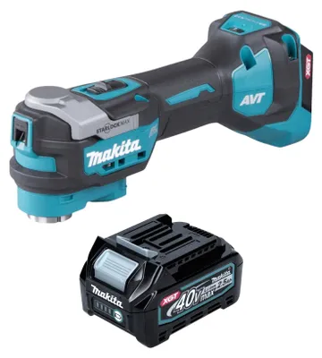 Image de Makita TM 001 GD1 Outil multifonctions sans fil 40 V max Starlock Max Brushless + 1x batterie 2,5 Ah - sans chargeur