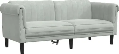 Produktbild von VidaXL 372575, Grau, 2 Sitz(e), Schaum, Polyester, Polywood, Holz, 1820 mm, 770 mm