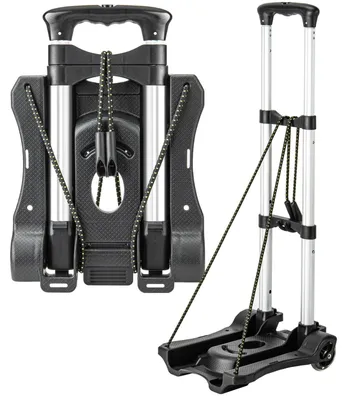 Produktbild von Sackkarre Handwagen Transportkarre - Klappbar - Aluminium - Bis 45 kg - Für Gepäck und Reisen